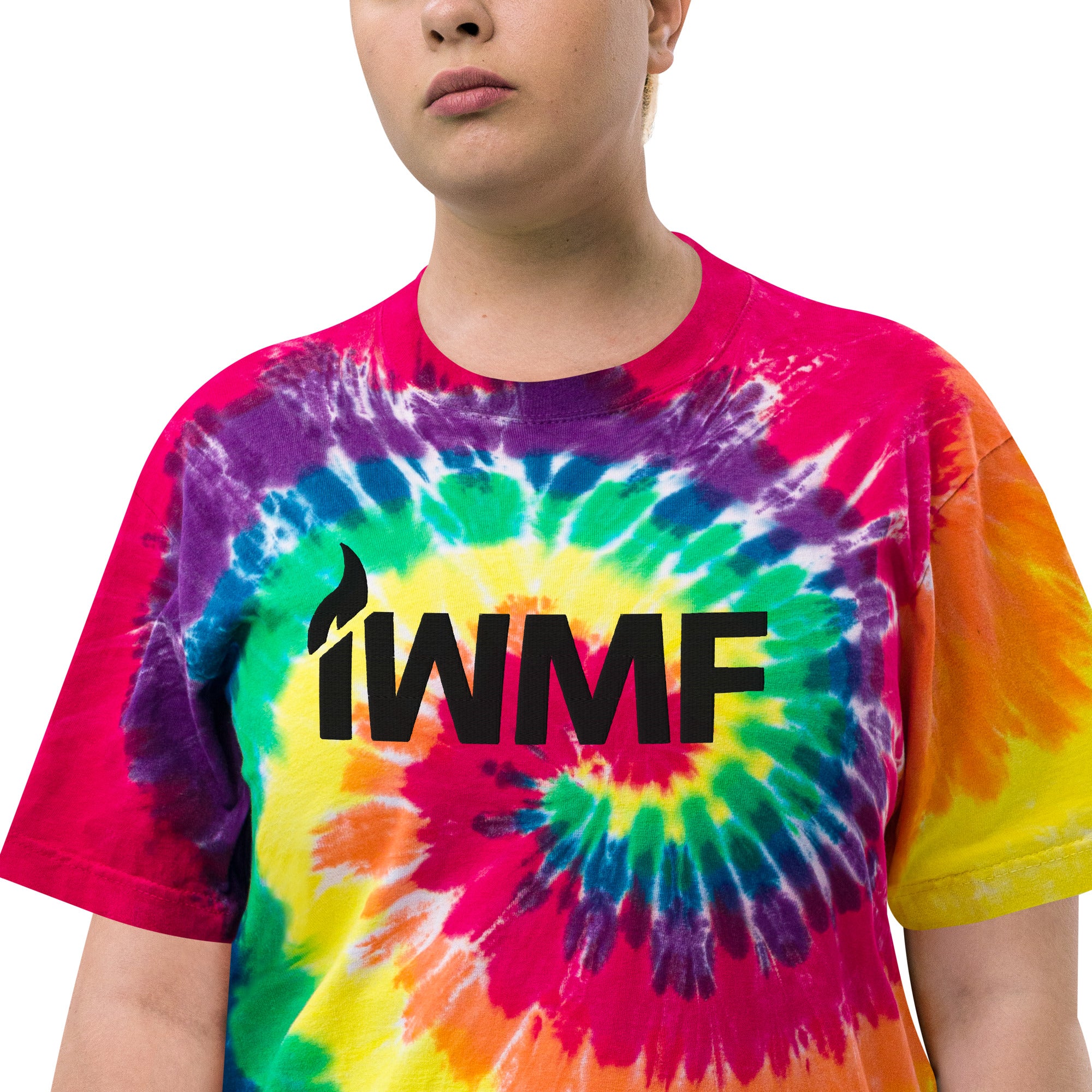 IWMF Oversized tie-dye t-shirt – IWMF Store