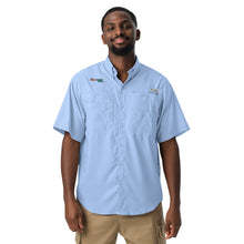 Load image into Gallery viewer, Waldenstrong Men’s Columbia short sleeve button shirt
