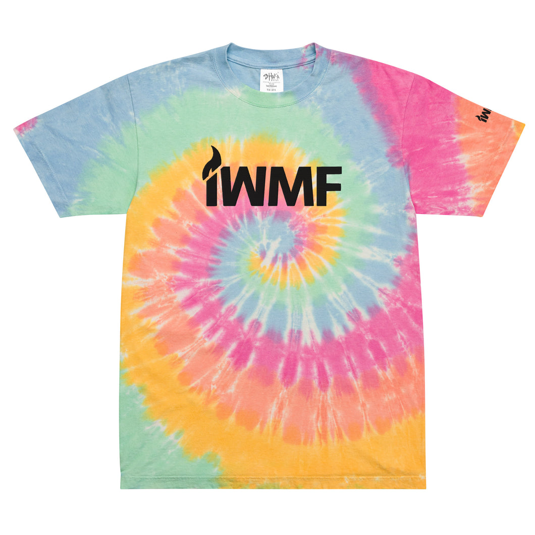 IWMF Oversized tie-dye t-shirt