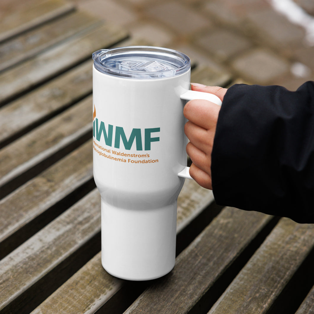IWMF Travel mug with a handle