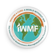 Load image into Gallery viewer, IWMF Imagine a Cure Magnet, Round (1 &amp; 10 pcs)
