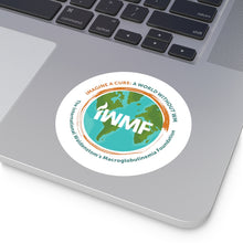 Load image into Gallery viewer, IWMF Imagine a Cure Round Stickers, Indoor/Outdoor
