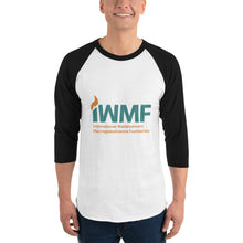 Load image into Gallery viewer, IWMF Logo 3/4 sleeve raglan shirt
