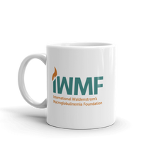 Load image into Gallery viewer, IWMF White glossy mug
